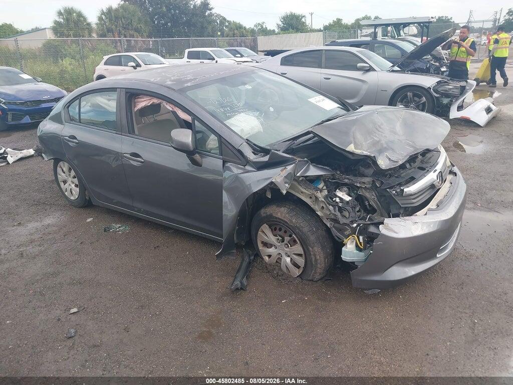 19XFB2F52CE005845 2012 HONDA CIVIC photo no. 1