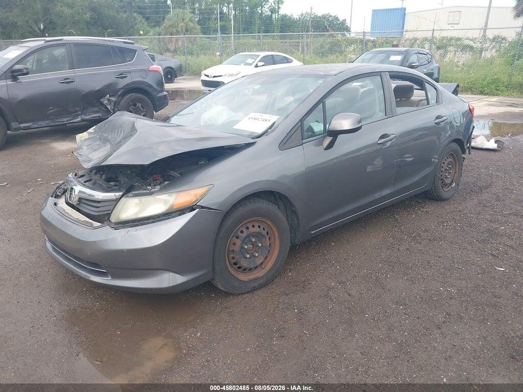 19XFB2F52CE005845 2012 HONDA CIVIC photo no. 2