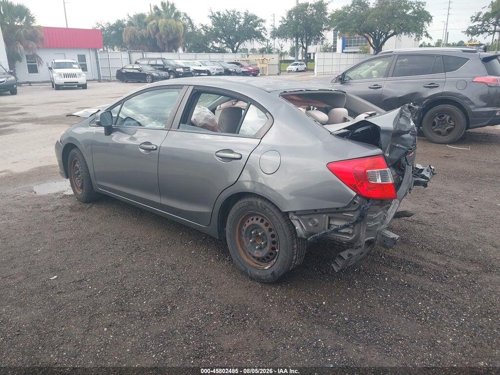 19XFB2F52CE005845 2012 HONDA CIVIC photo no. 3