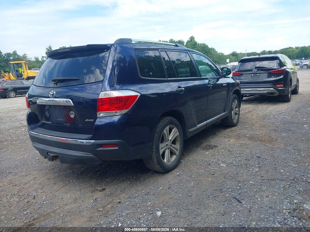 5TDDK3EH8CS137457 2012 TOYOTA HIGHLANDER photo no. 4