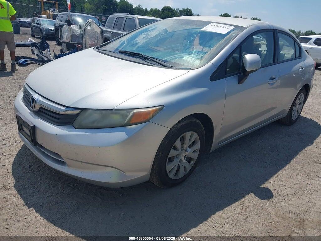 2HGFB2F51CH331769 2012 HONDA CIVIC photo no. 2