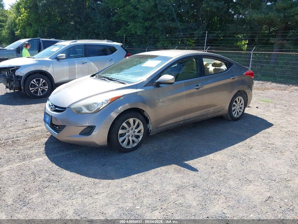 5NPDH4AE0CH066826 2012 HYUNDAI ELANTRA photo no. 2