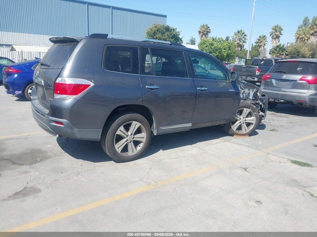 5TDDK3EH4CS136533 2012 TOYOTA HIGHLANDER photo no. 4