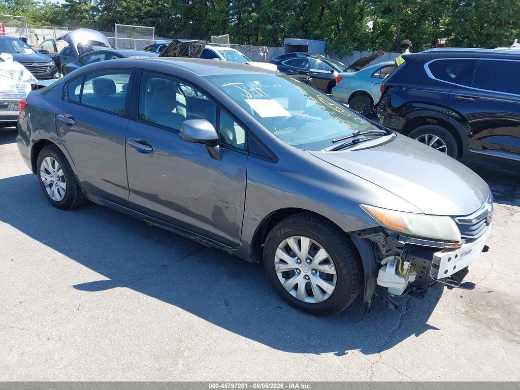 2HGFB2F59CH526843 2012 HONDA CIVIC photo no. 1