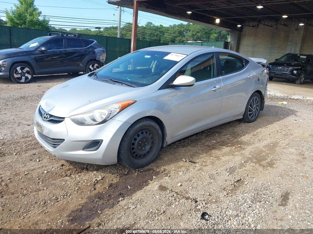 5NPDH4AE5CH143285 2012 HYUNDAI ELANTRA photo no. 2