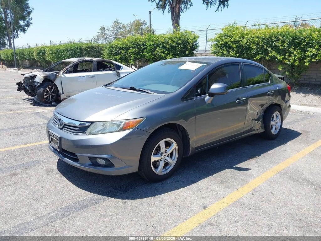 19XFB5F52CE000047 2012 HONDA CIVIC photo no. 2
