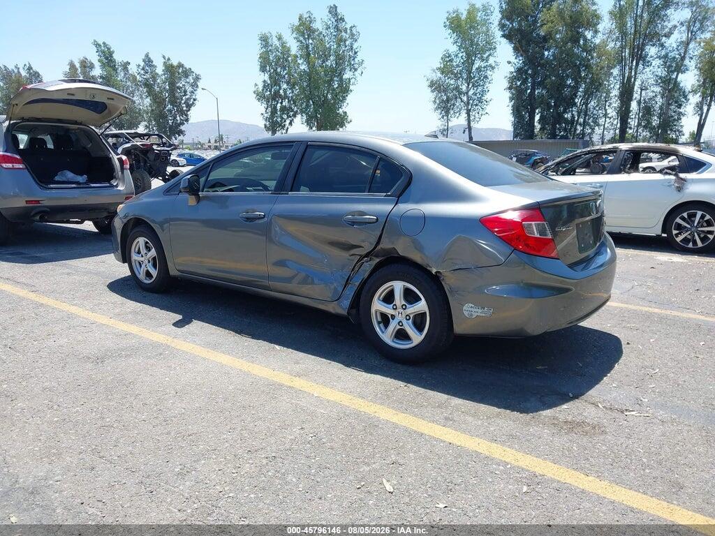 19XFB5F52CE000047 2012 HONDA CIVIC photo no. 3