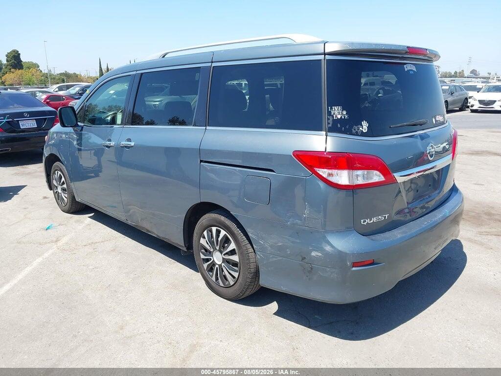 JN8AE2KPXC9041249 2012 NISSAN QUEST photo no. 3
