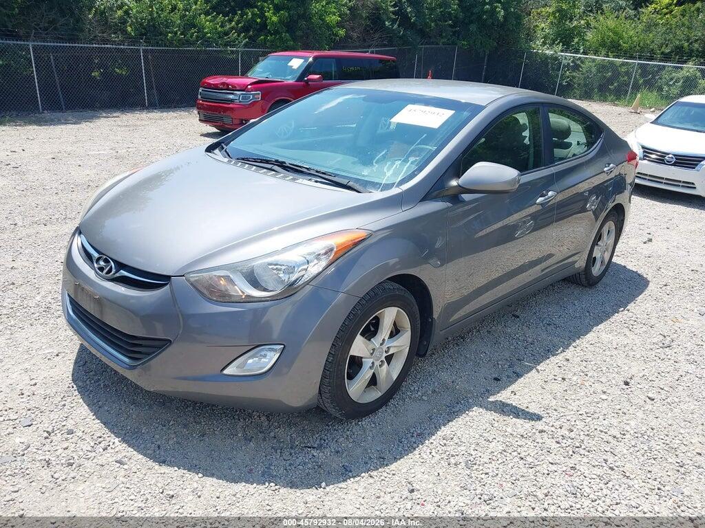 5NPDH4AE4CH132164 2012 HYUNDAI ELANTRA photo no. 2