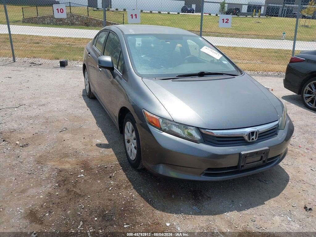19XFB2F56CE340364 2012 HONDA CIVIC photo no. 1