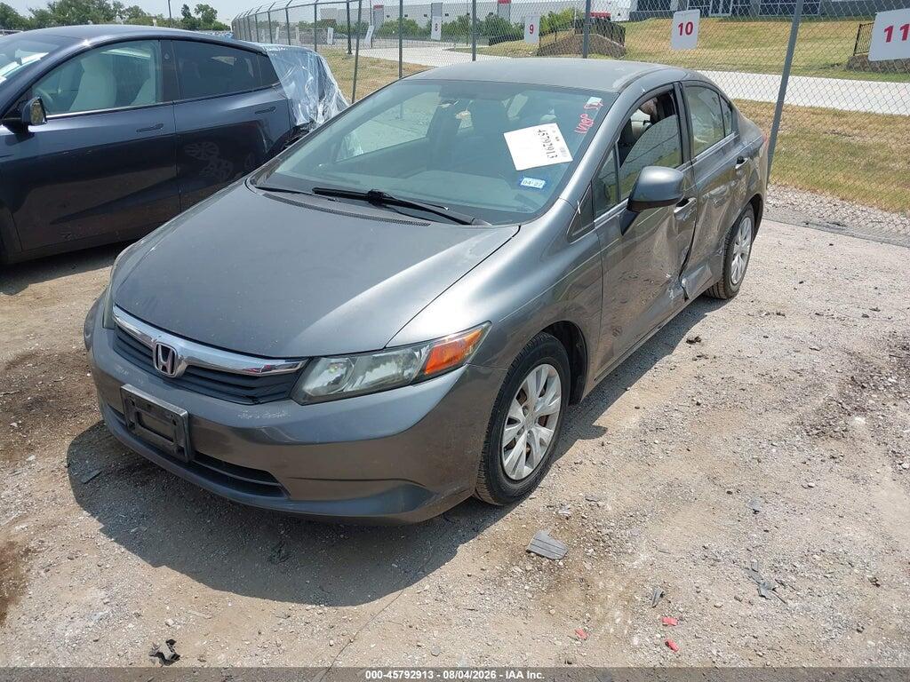 19XFB2F56CE340364 2012 HONDA CIVIC photo no. 2