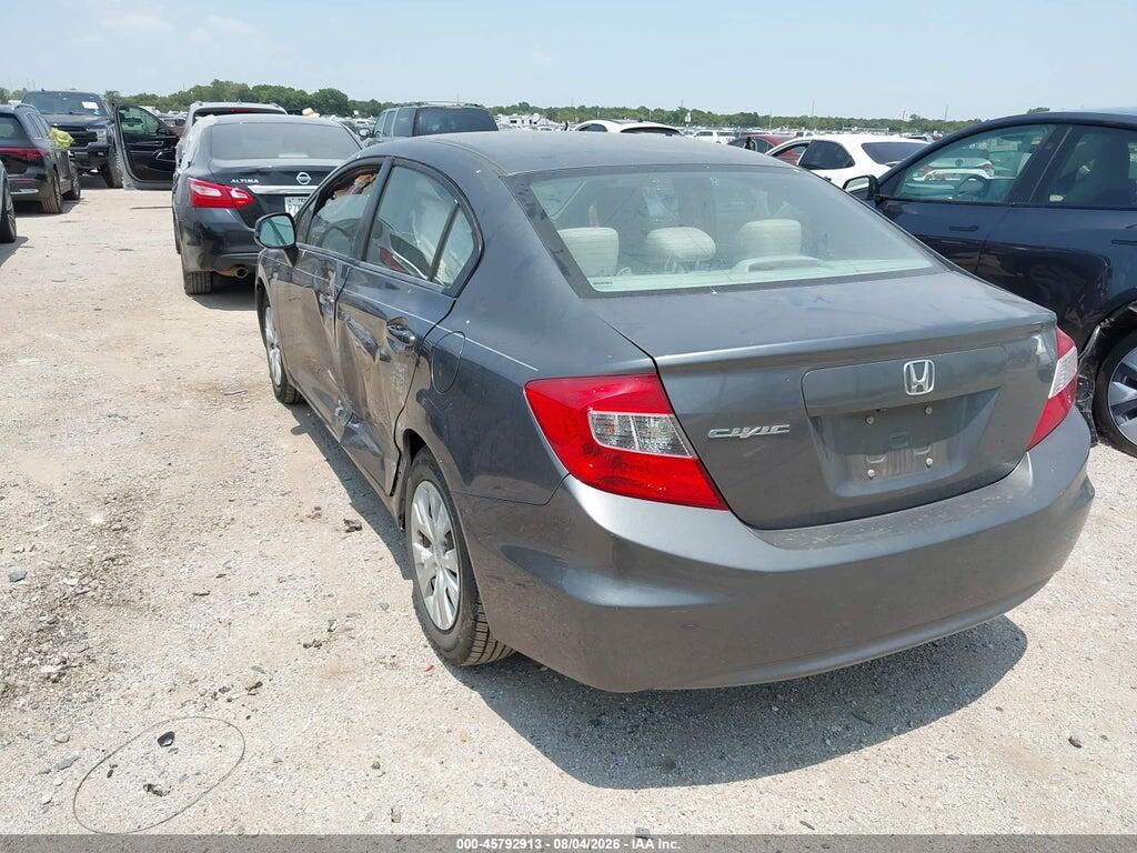 19XFB2F56CE340364 2012 HONDA CIVIC photo no. 3