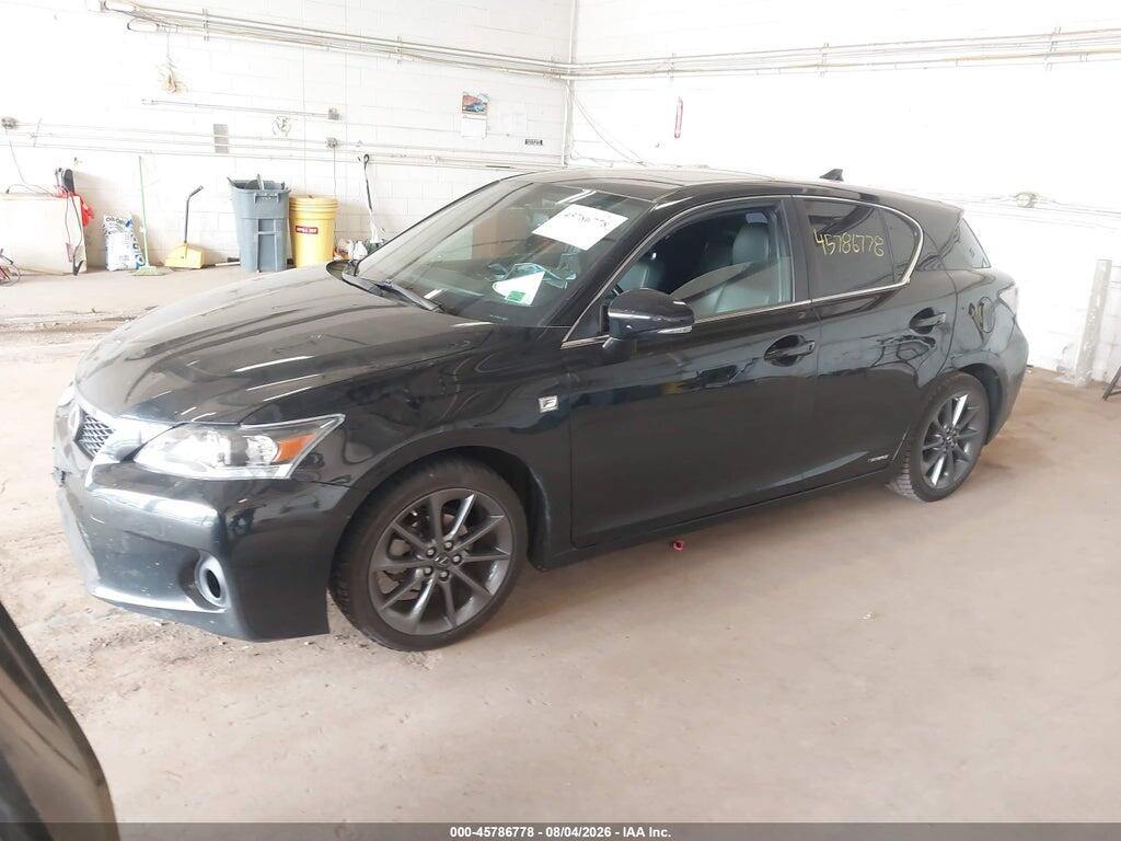 JTHKD5BH0C2115427 2012 LEXUS CT 200H photo no. 2