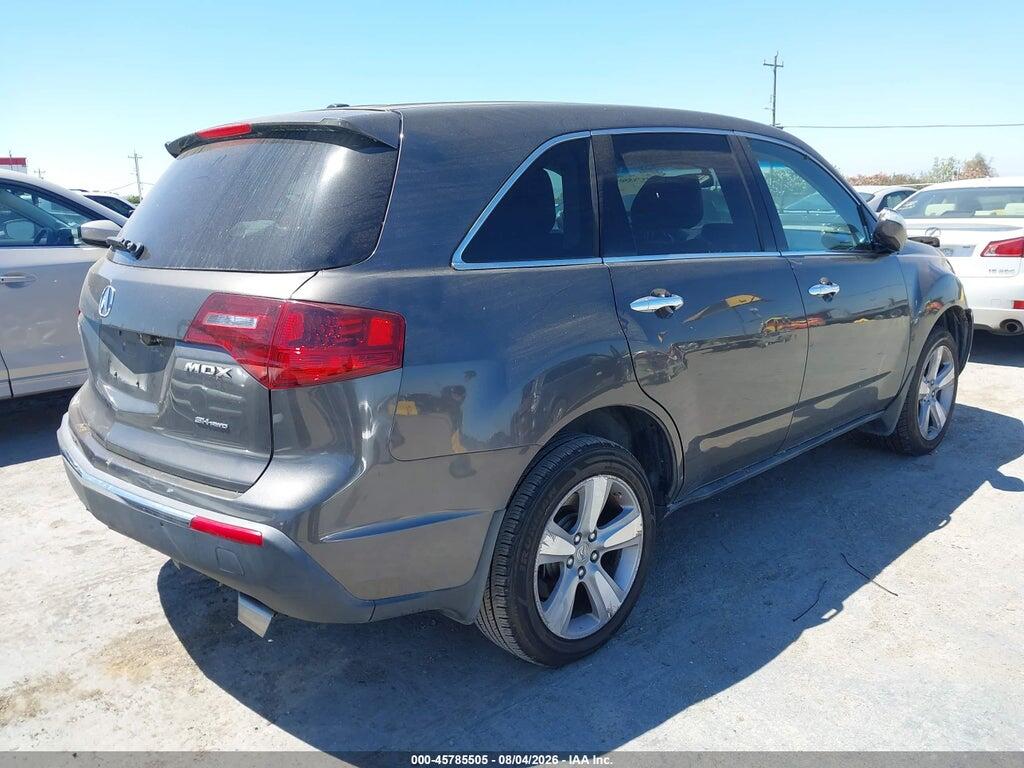 2HNYD2H36CH533367 2012 ACURA MDX photo no. 4