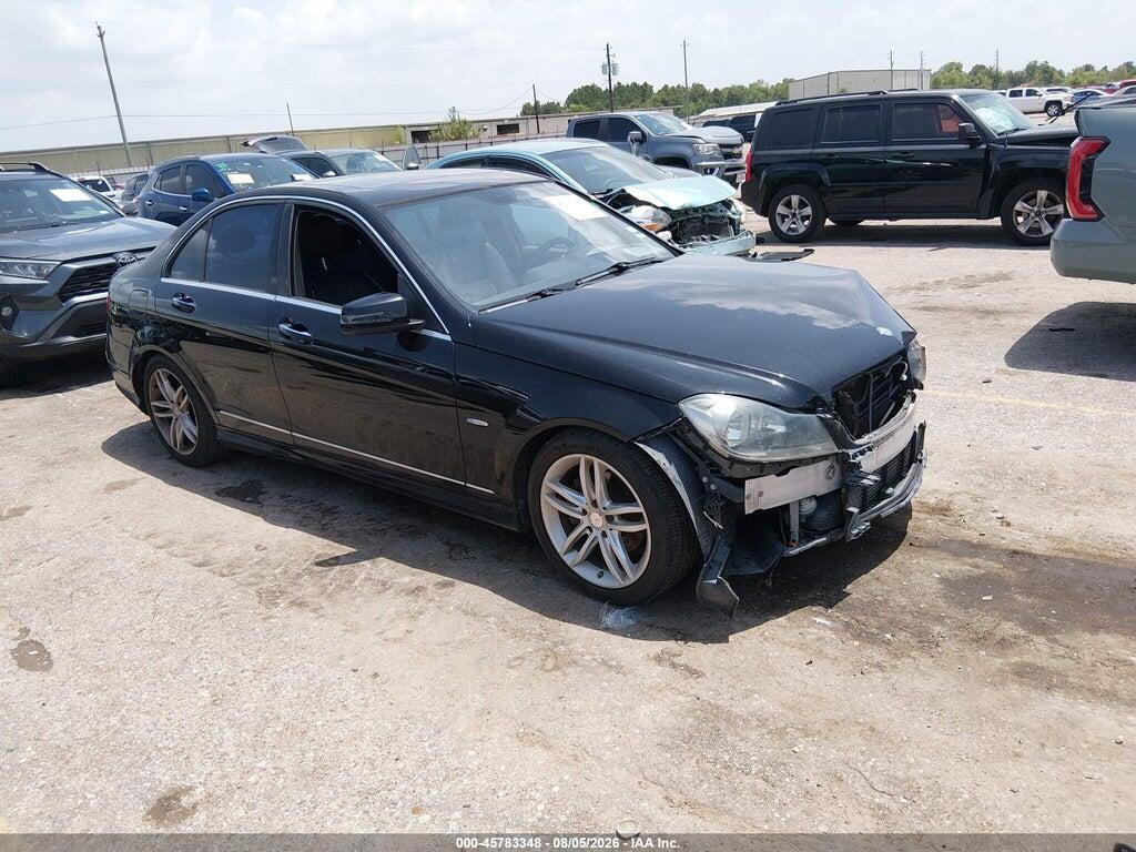 WDDGF4HB2CR225052 2012 MERCEDES-BENZ C 250 photo no. 1