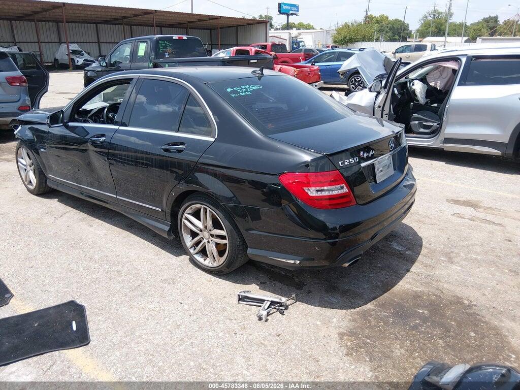 WDDGF4HB2CR225052 2012 MERCEDES-BENZ C 250 photo no. 3