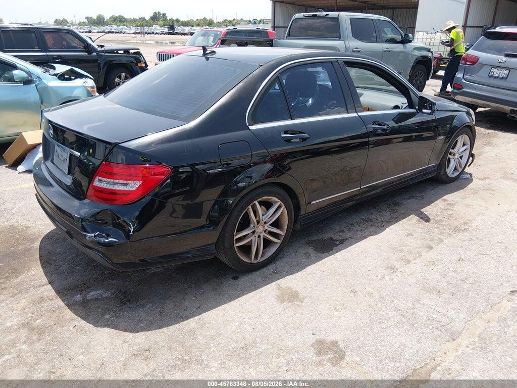 WDDGF4HB2CR225052 2012 MERCEDES-BENZ C 250 photo no. 4