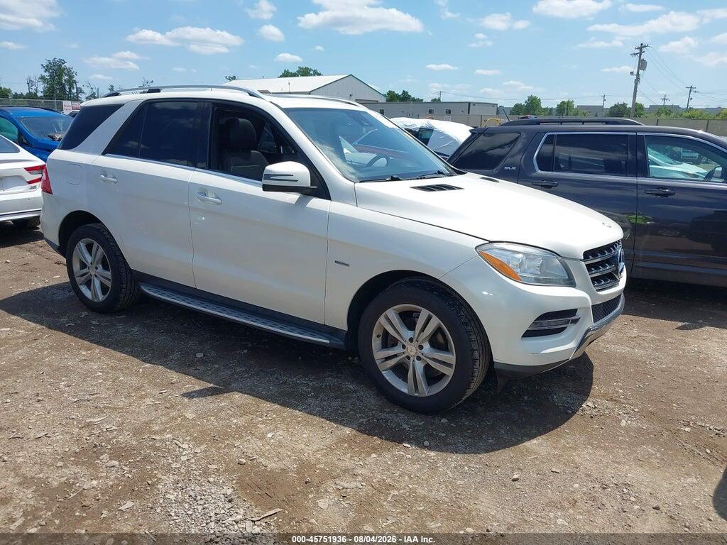 4JGDA5HB8CA094625 2012 MERCEDES-BENZ ML 350 photo no. 1