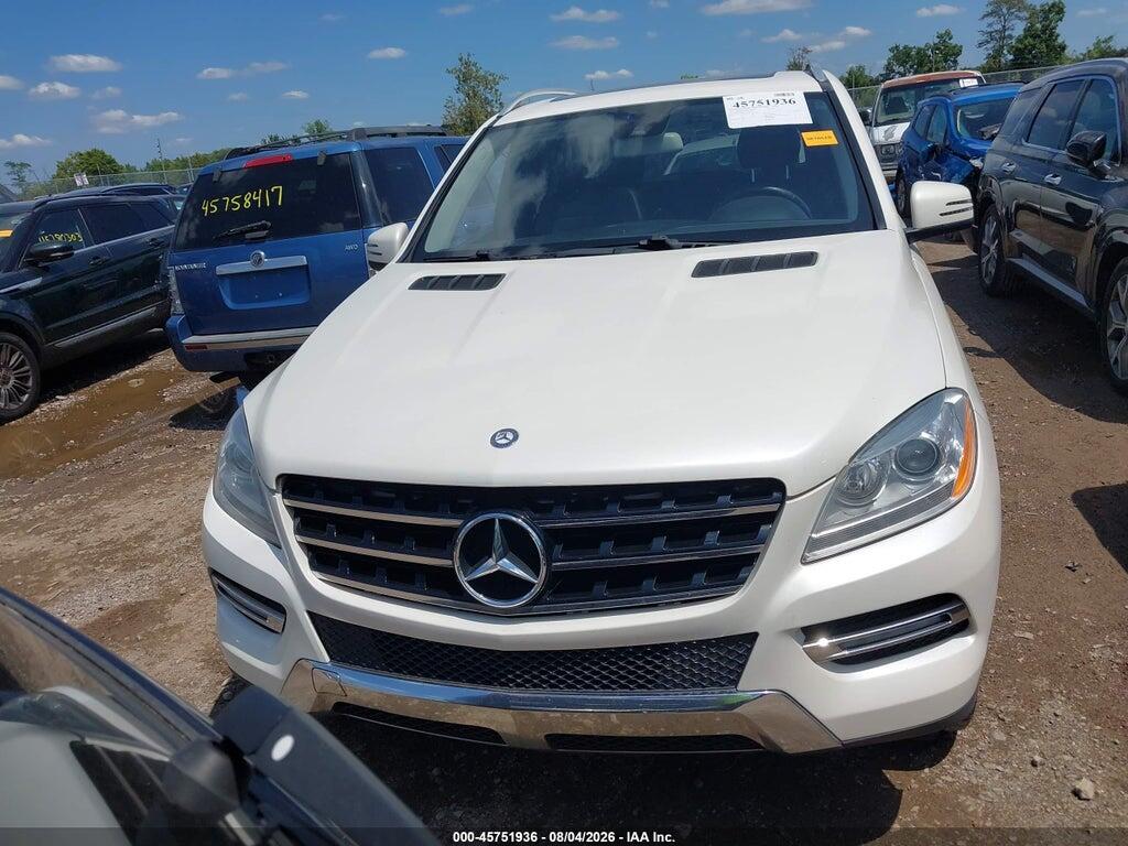 4JGDA5HB8CA094625 2012 MERCEDES-BENZ ML 350 photo no. 12