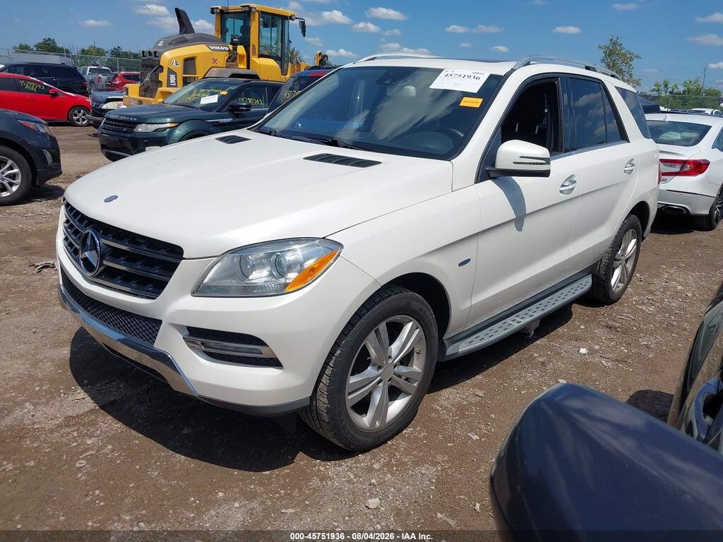 4JGDA5HB8CA094625 2012 MERCEDES-BENZ ML 350 photo no. 2