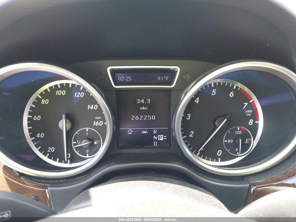 4JGDA5HB8CA094625 2012 MERCEDES-BENZ ML 350 photo no. 7
