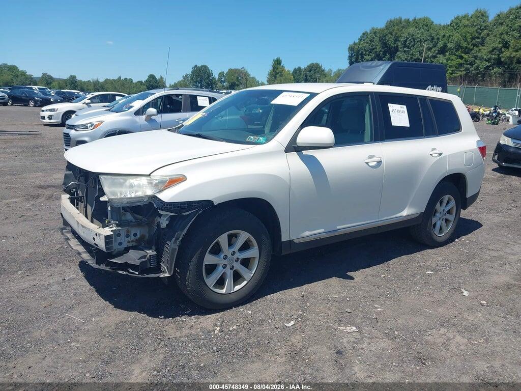 5TDBK3EH3CS147837 2012 TOYOTA HIGHLANDER photo no. 2