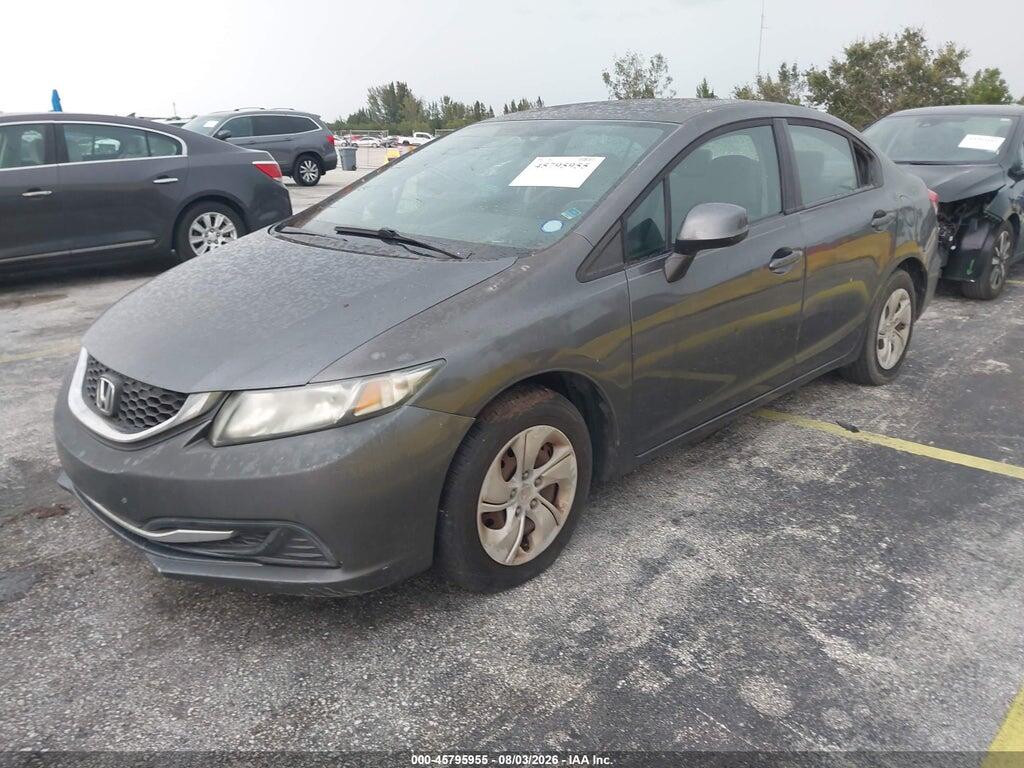 19XFB2F56DE063409 2013 HONDA CIVIC photo no. 2