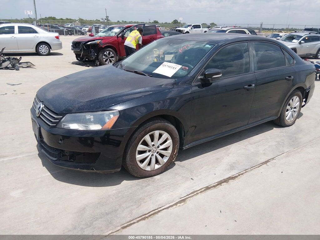 1VWAP7A35DC020392 2013 VOLKSWAGEN PASSAT photo no. 2