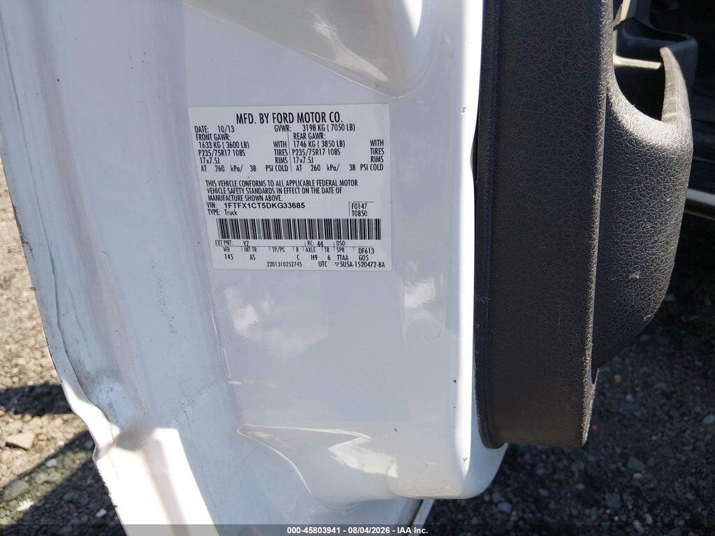 1FTFX1CT5DKG33685 2013 FORD F-150 photo no. 9