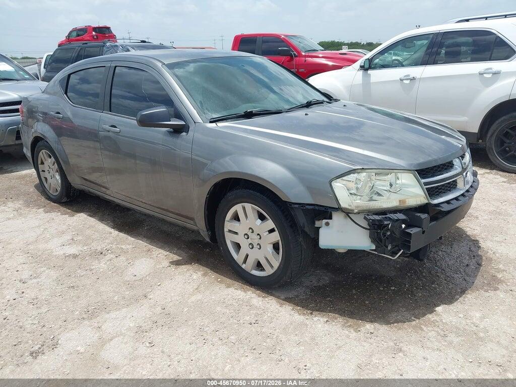 1C3CDZABXDN548378 2013 DODGE AVENGER photo no. 1