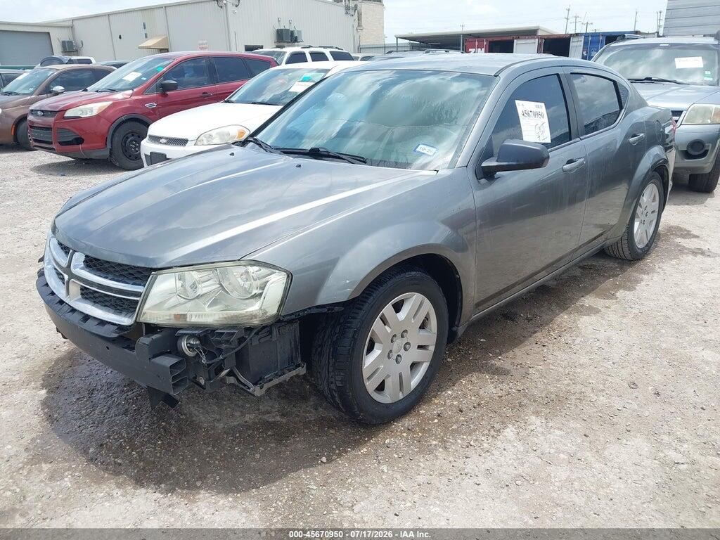 1C3CDZABXDN548378 2013 DODGE AVENGER photo no. 2