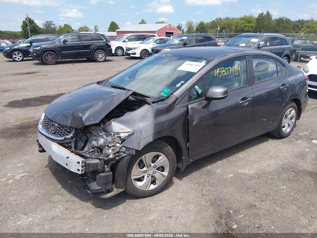 2HGFB2F53DH594492 2013 HONDA CIVIC photo no. 2