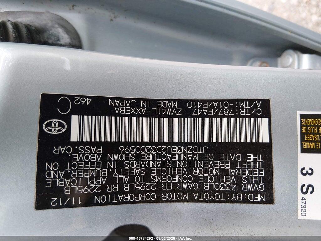 JTDZN3EU2D3200596 2013 TOYOTA PRIUS V photo no. 9