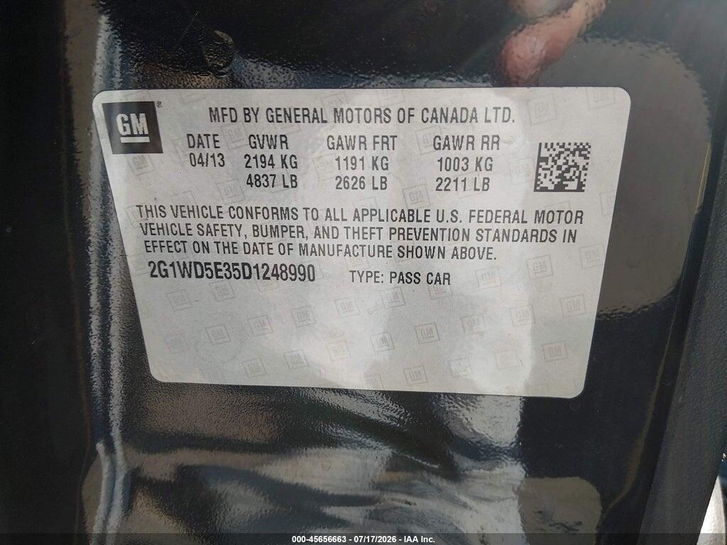 2G1WD5E35D1248990 2013 CHEVROLET IMPALA photo no. 9