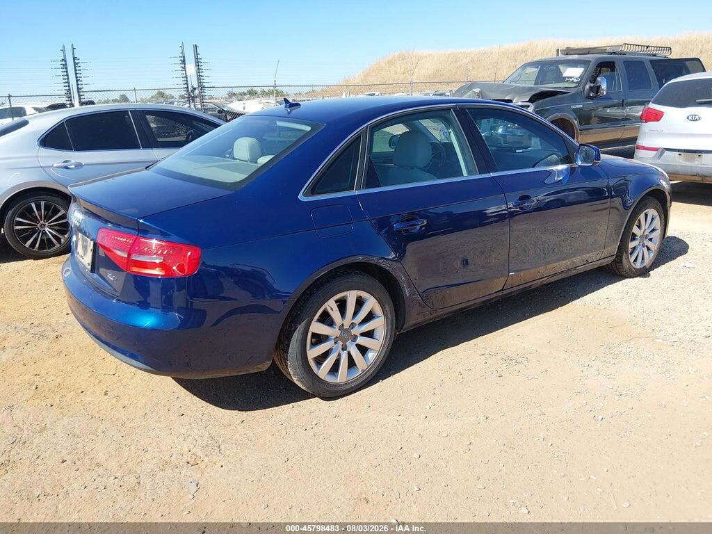 WAUAFAFL3DN034207 2013 AUDI A4 photo no. 4