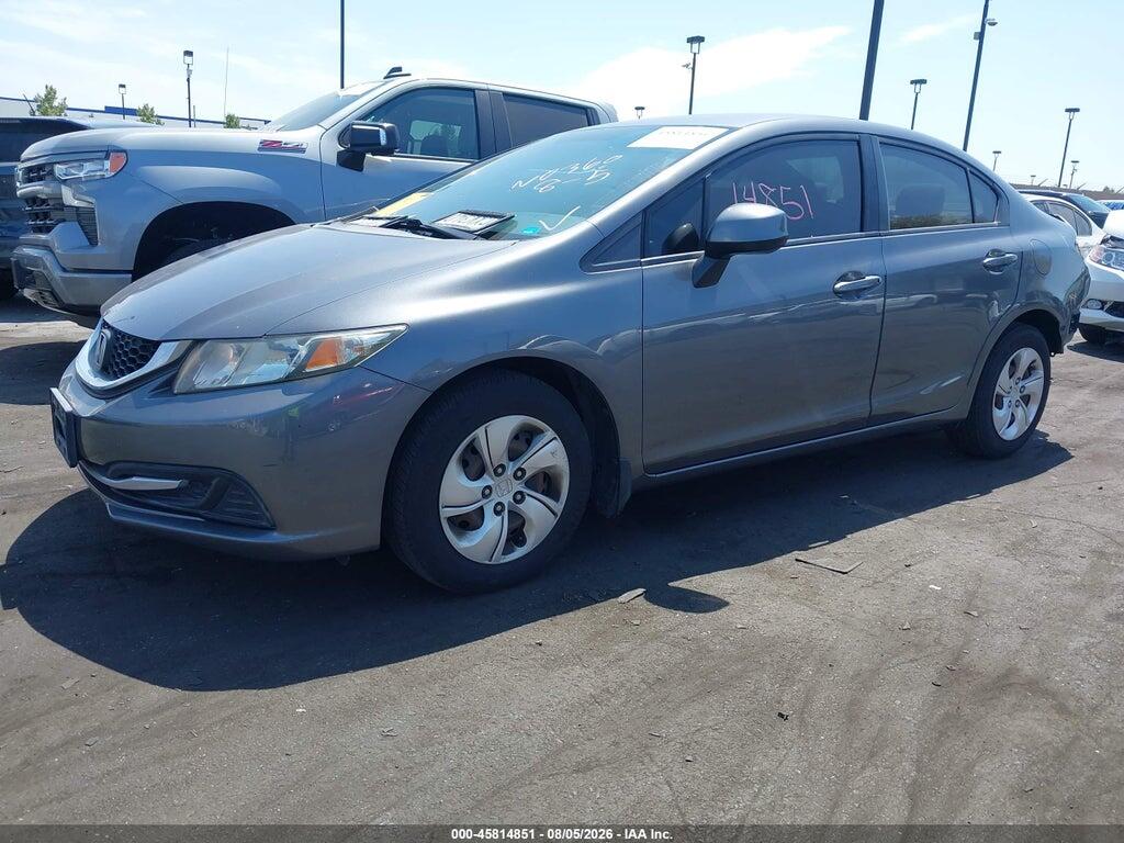 19XFB2F57DE272626 2013 HONDA CIVIC photo no. 2