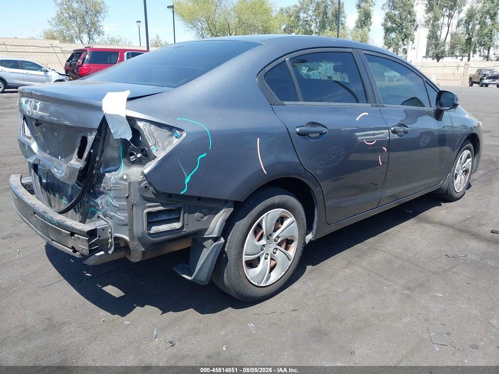 19XFB2F57DE272626 2013 HONDA CIVIC photo no. 4