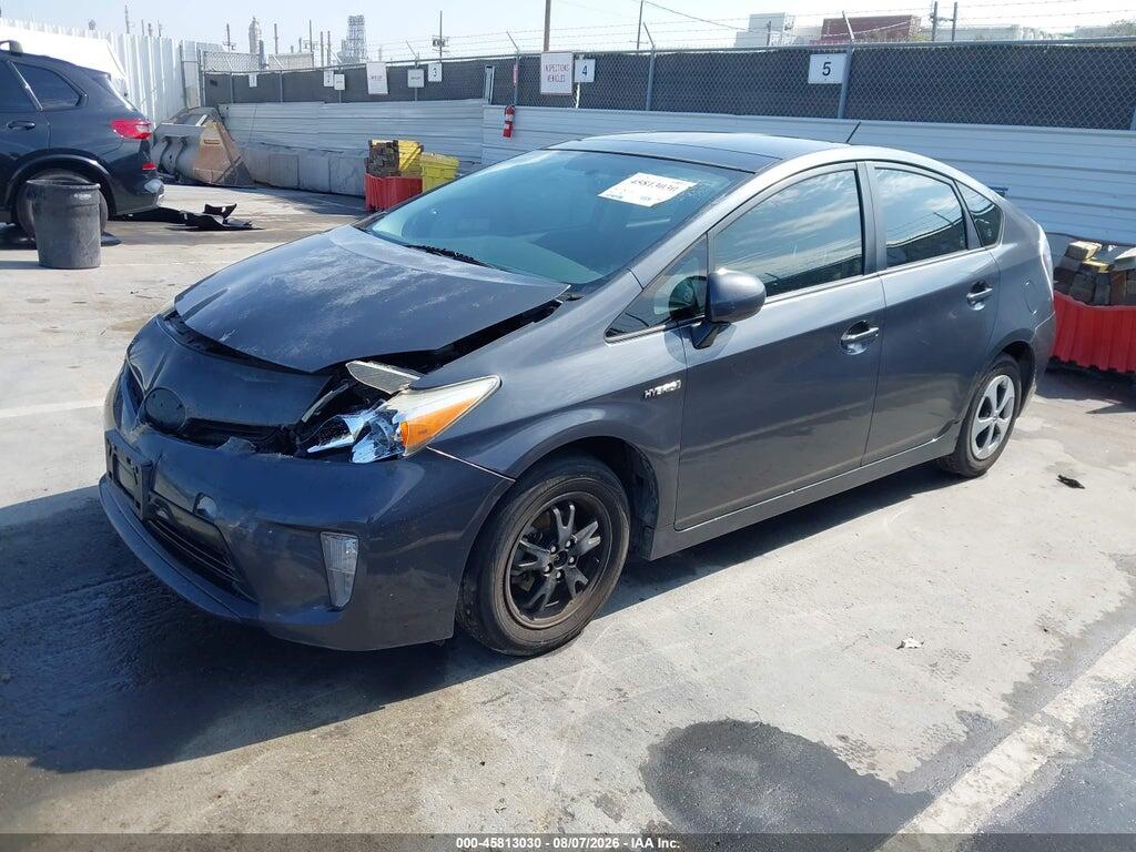 JTDKN3DU8D5540715 2013 TOYOTA PRIUS photo no. 2