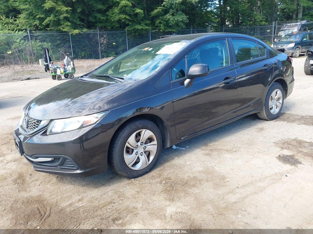 2HGFB2F58DH582824 2013 HONDA CIVIC photo no. 2