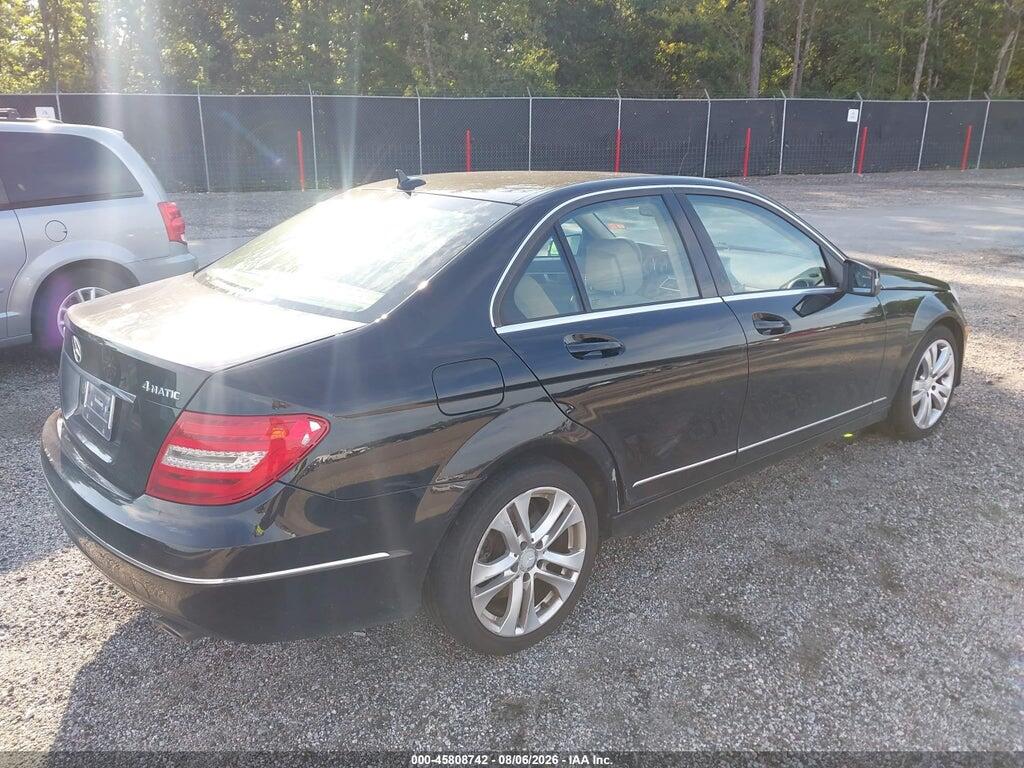 WDDGF8AB3DR254840 2013 MERCEDES-BENZ C 300 photo no. 4