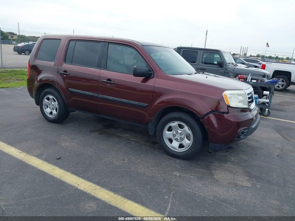 5FNYF3H29DB037306 2013 HONDA PILOT photo no. 1