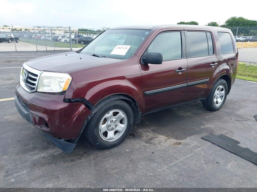 5FNYF3H29DB037306 2013 HONDA PILOT photo no. 2