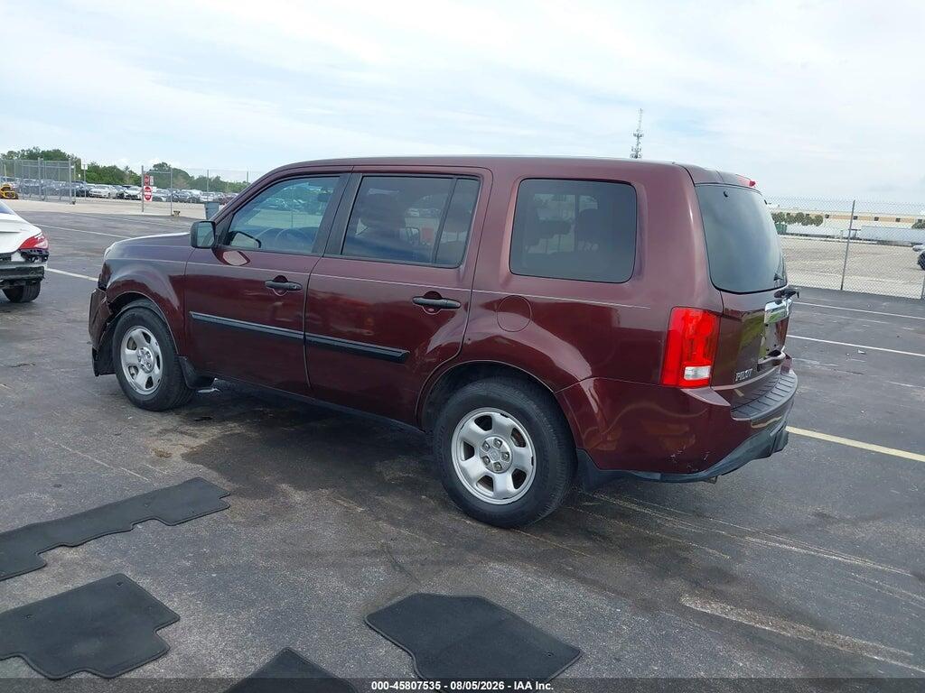 5FNYF3H29DB037306 2013 HONDA PILOT photo no. 3