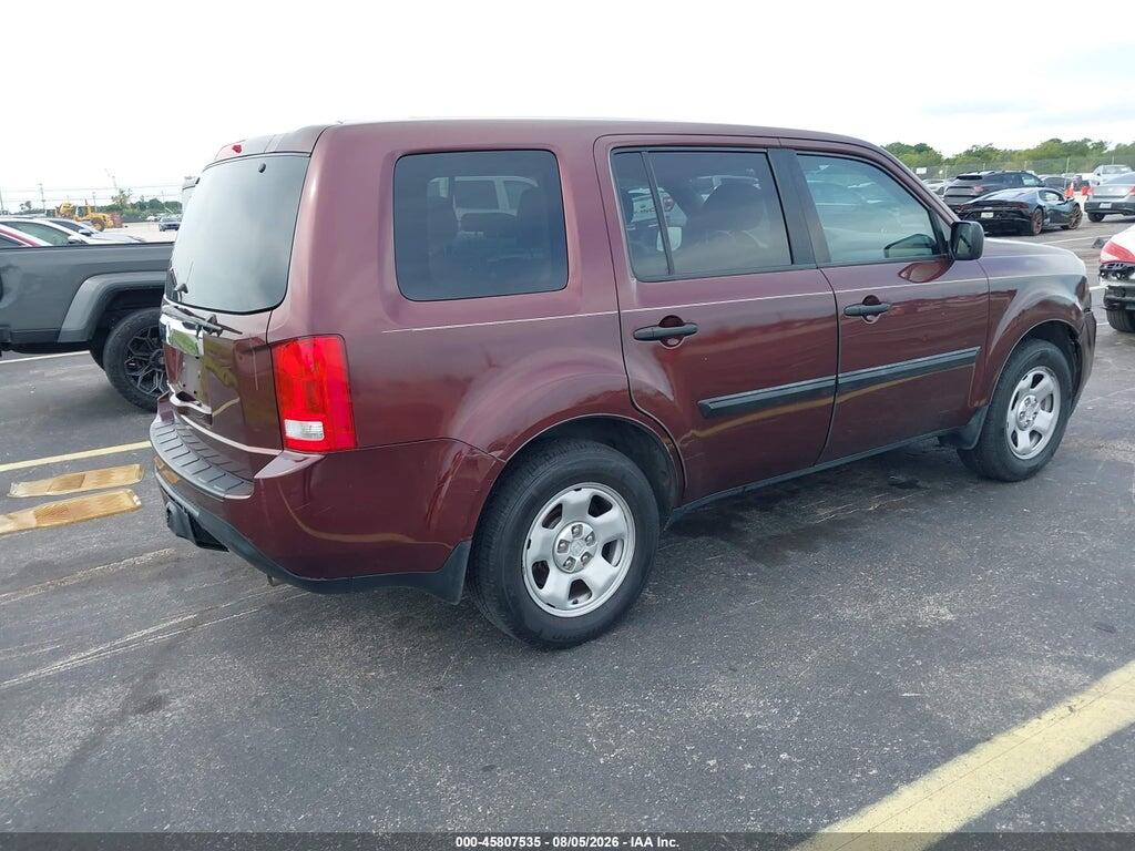 5FNYF3H29DB037306 2013 HONDA PILOT photo no. 4