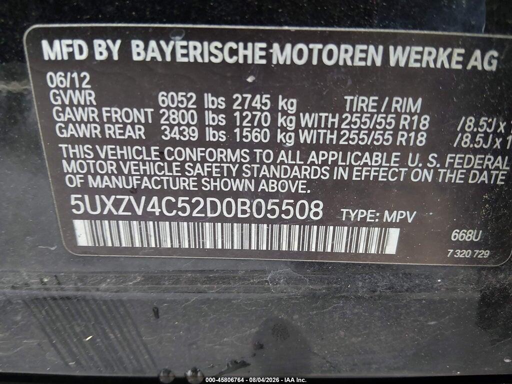 5UXZV4C52D0B05508 2013 BMW X5 photo no. 9