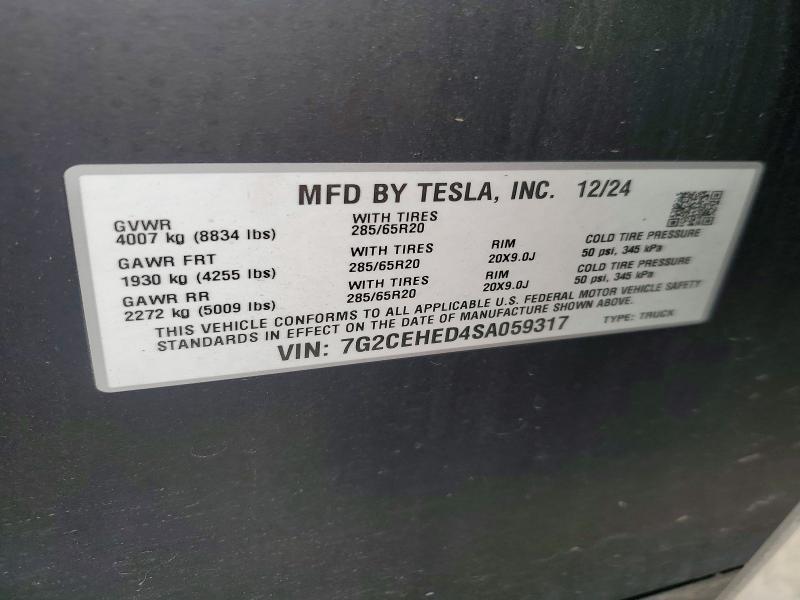 2025 TESLA CYBERTRUCK — Фото 13 из 13