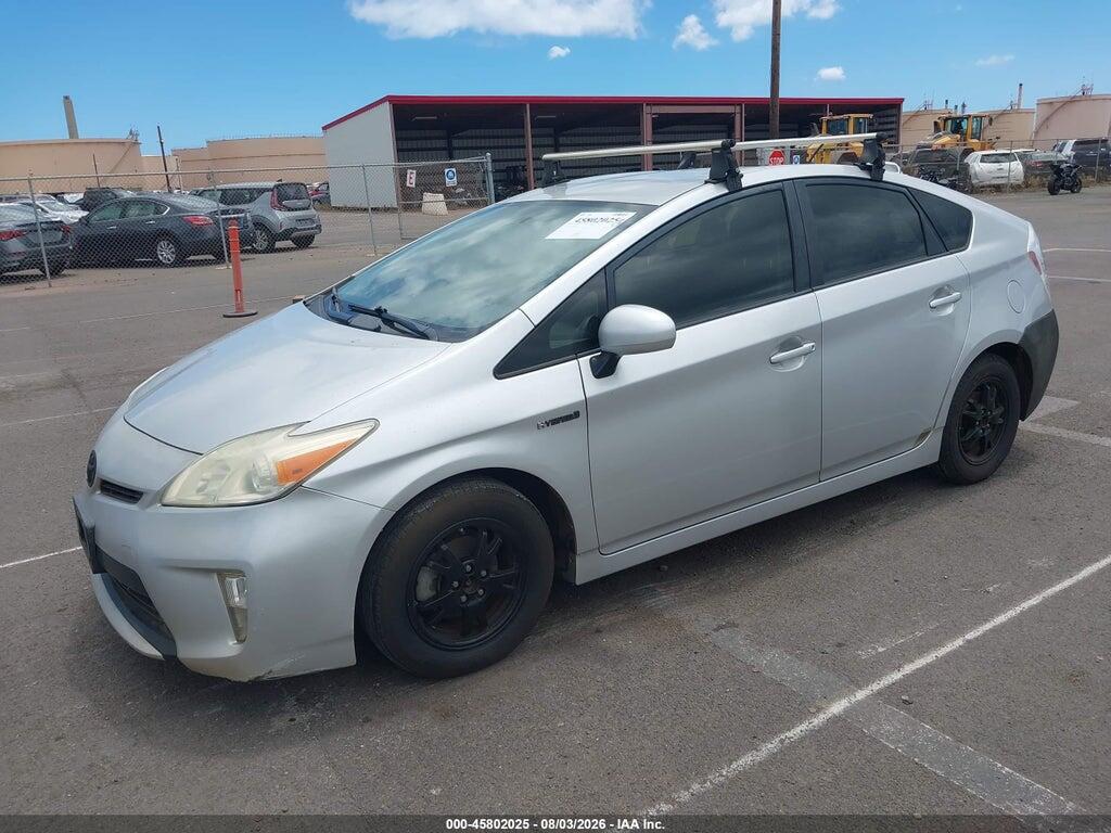 JTDKN3DU2D5556411 2013 TOYOTA PRIUS photo no. 2