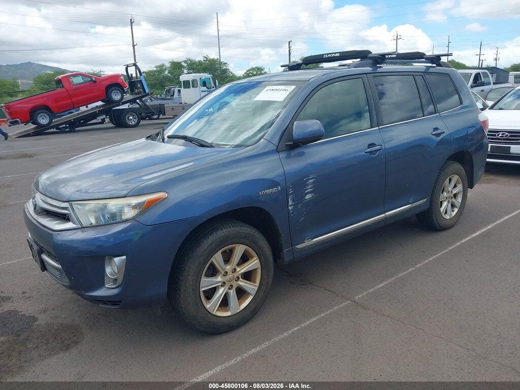 JTEBC3EH0D2013207 2013 TOYOTA HIGHLANDER HYBRID photo no. 2