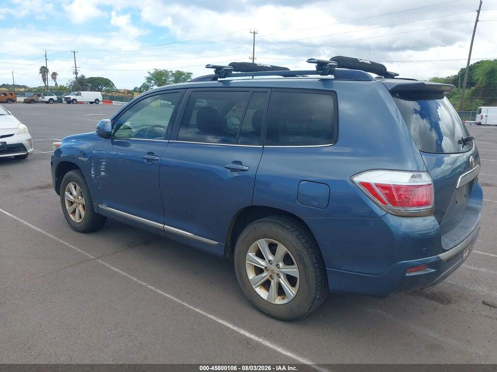 JTEBC3EH0D2013207 2013 TOYOTA HIGHLANDER HYBRID photo no. 3