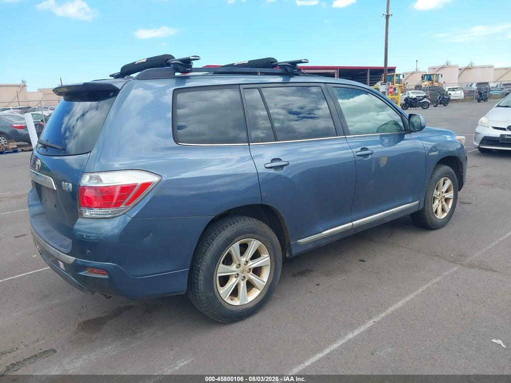 JTEBC3EH0D2013207 2013 TOYOTA HIGHLANDER HYBRID photo no. 4